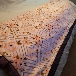 Minky coutuer adult blanket